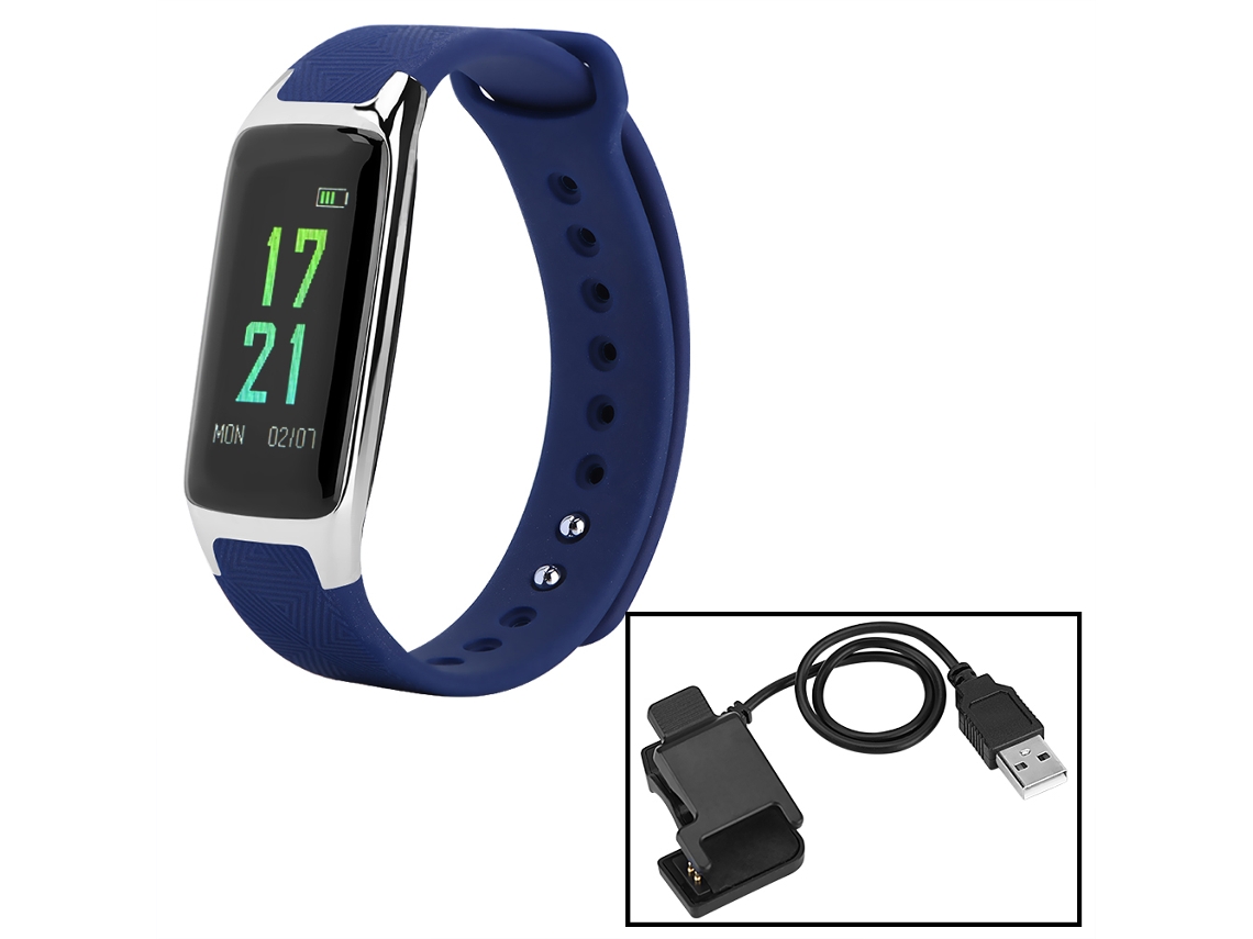 Pulsera Inteligente (monitoreo Deportivo Bluetooth) Pulsera Inteligente Bluetooth B20 (azul)