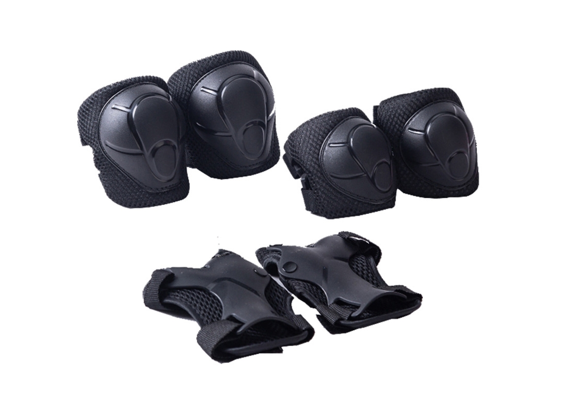 Kit de protección infantil 6 en 1, Talla: M, Negro