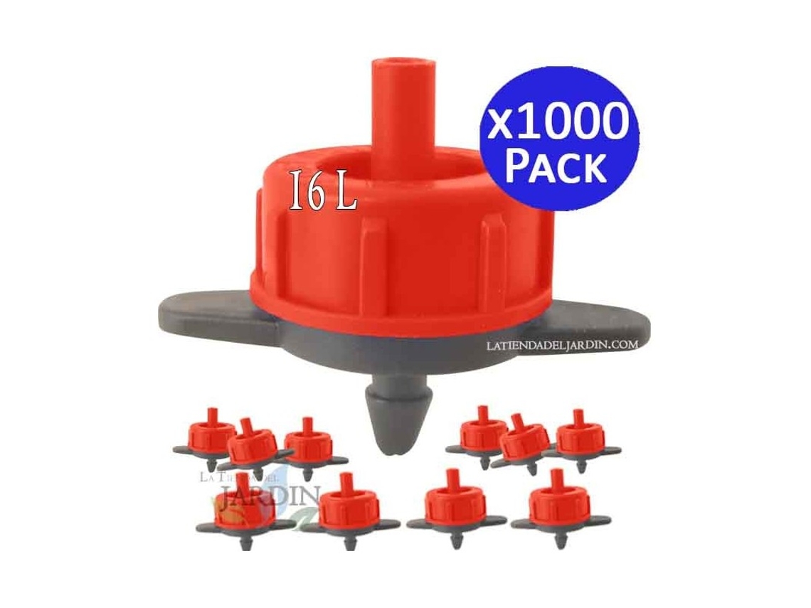 Gotero Autocompensante 16 Litros/Hora Desmontable SUINGA Pack 1000 SUINGA