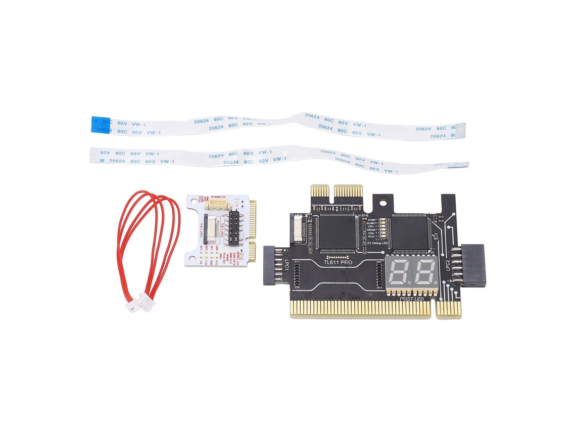 Tarjeta De Diagnóstico Y Depuración Tl611 Pro Para Placas Base Con Pci-e, Mini Pci-e Y Lpc.