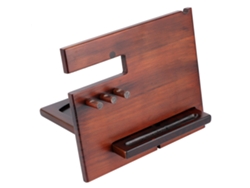 HYMNORA Reloj de Madera Gafas Joyas Llaves Accesorios Soporte Organizador para Mesa Hogar Oficina