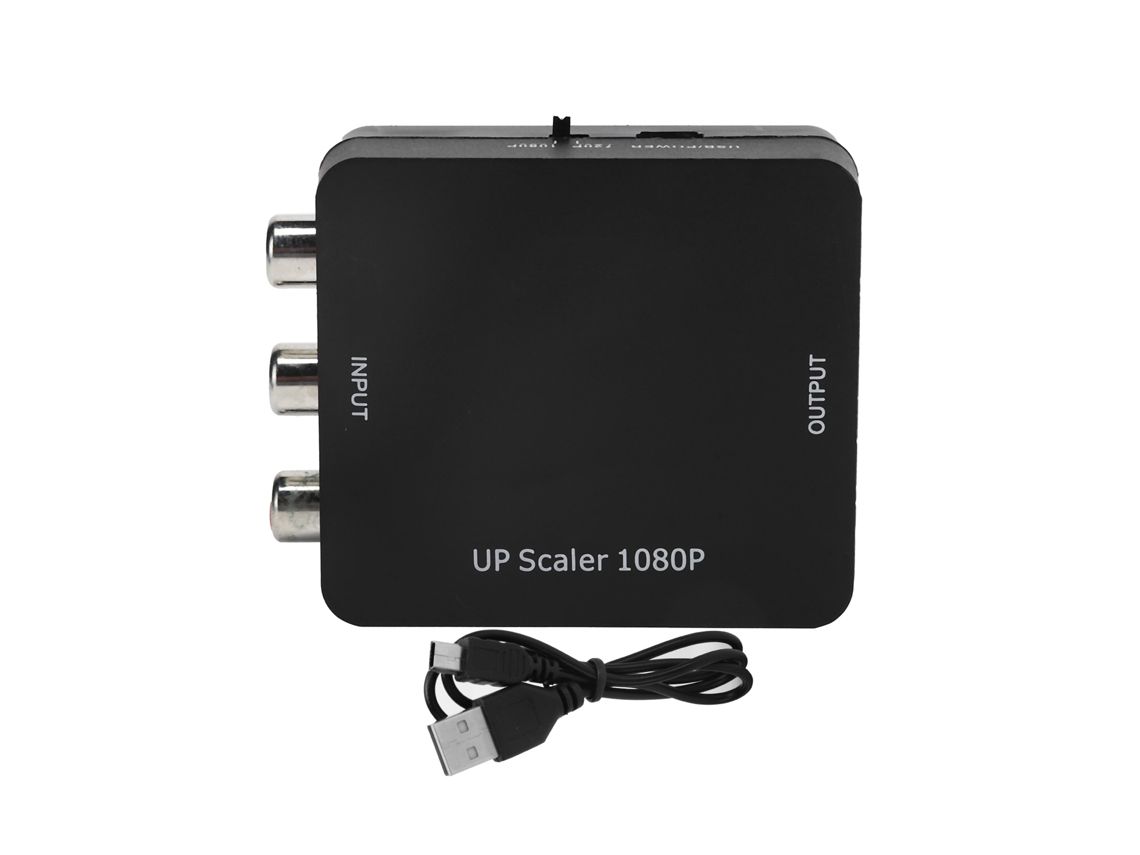 Convertidor Av A Hd Interfaz Multimedia Portátil Adaptador De Audio Y Video Para Reproductor De Dvd Ntsc/pal