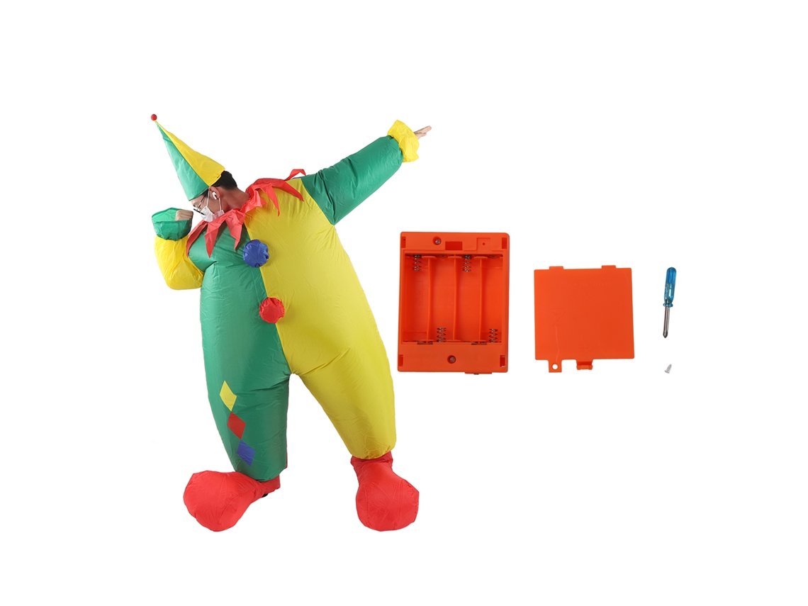 Disfraz Inflable De Payaso Para Adultos, Impermeable, Divertido Disfraz De Joker Para Fiestas De Cosplay De Halloween.