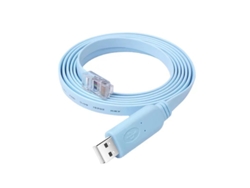 Cable Serie Usb A Rj45 Usb 2.0, Cable De Depuración Usb, Apto Para Consolas De Videojuegos, 1,8 Metros, Azul.