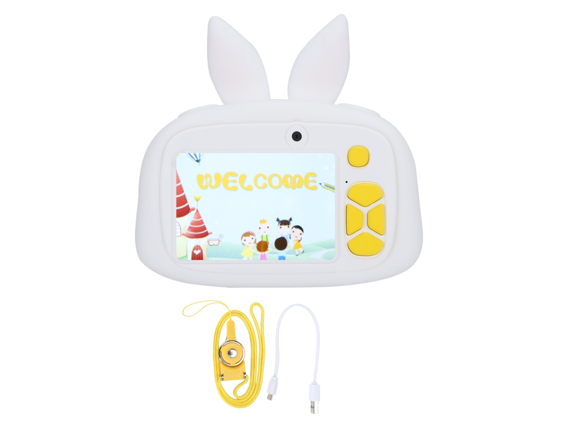Cámara Digital De 20 Mp Para Niños, Pantalla De 2 Pulgadas, Juguete Educativo Con Funda De Silicona Resistente A Caídas.