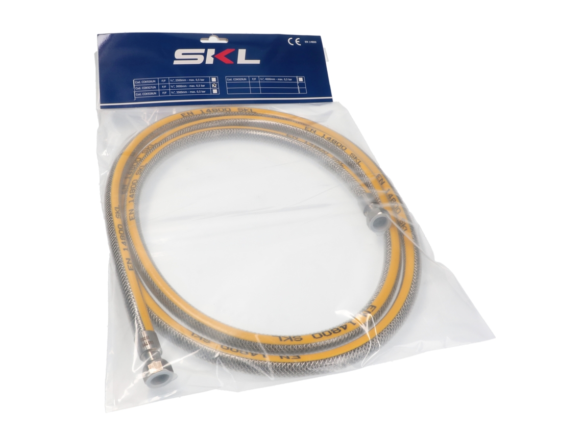 Tubería De Gás Flexible 1/2 3000mm Ff Cocina/placa De Gas Cok927un