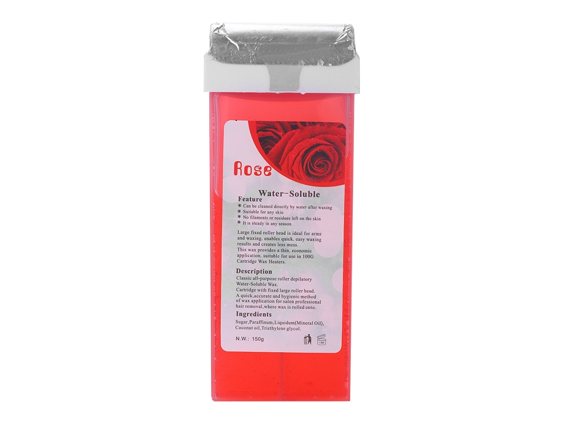 Vlrla-150g Rose Depilatory Wax Cream Para Arm, Leg Underarm Cabelo Removal