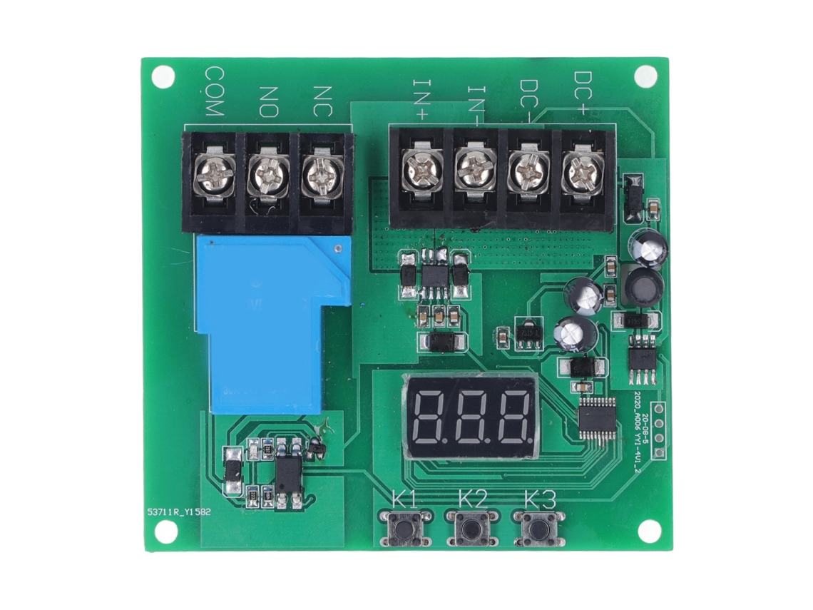 Módulo De Detección De Corriente Cc 7-30v 0-30a Con Pantalla Digital Y Protección Contra Sobrecorriente