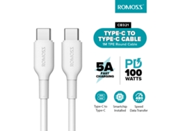 Romoss Cb321 Cable Type C A Type C 5a Pd100w Carga Rápida 1 2 3