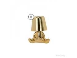 2026-8746-lámpara De Mesa Pensador Hombre Dorado Pequeño Luz Nocturna Led Resina Touch Recargable Usb Decoración Bar Dormitorio B