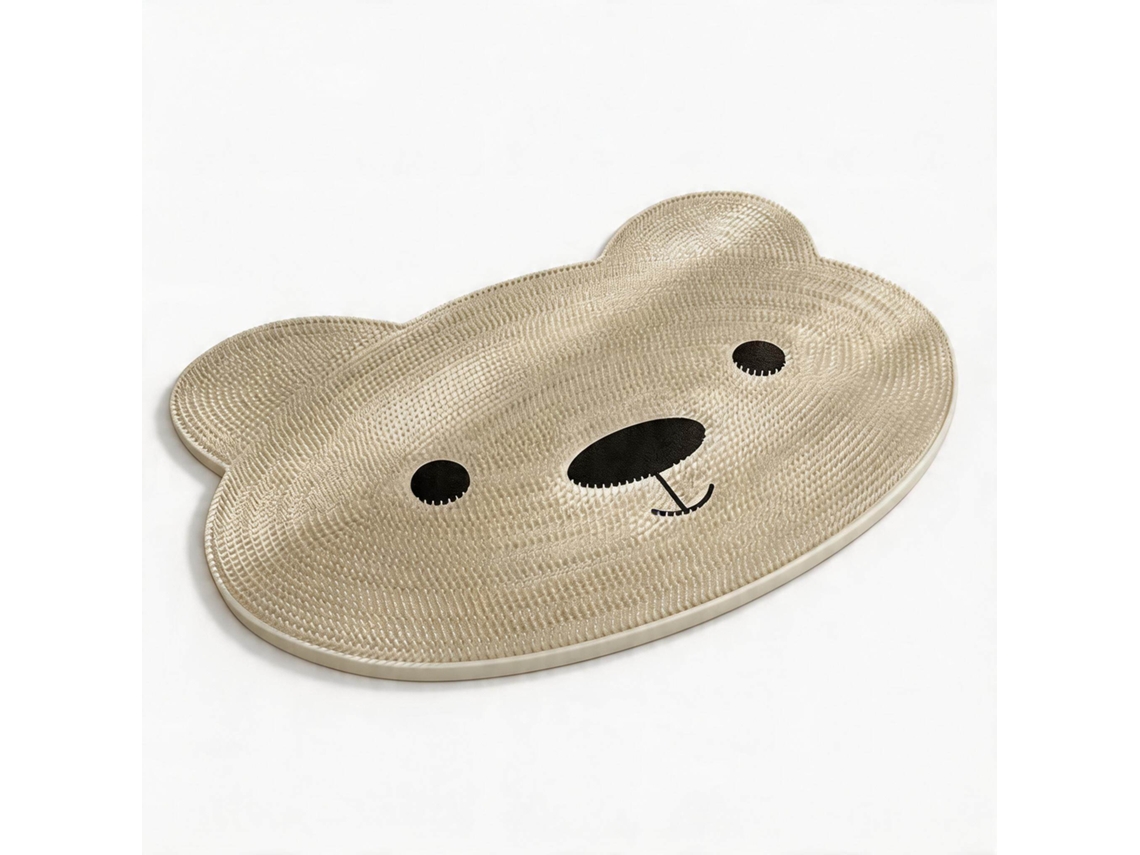 Alfombrilla De Baño Antideslizante Con Estampado De Osos, 35 X 53 Cm (caqui) Czhhmart
