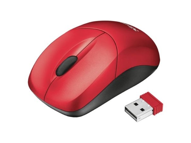 Ratón TRUST Inu (Inalámbrico - Óptico - 1000 dpi - Negro)