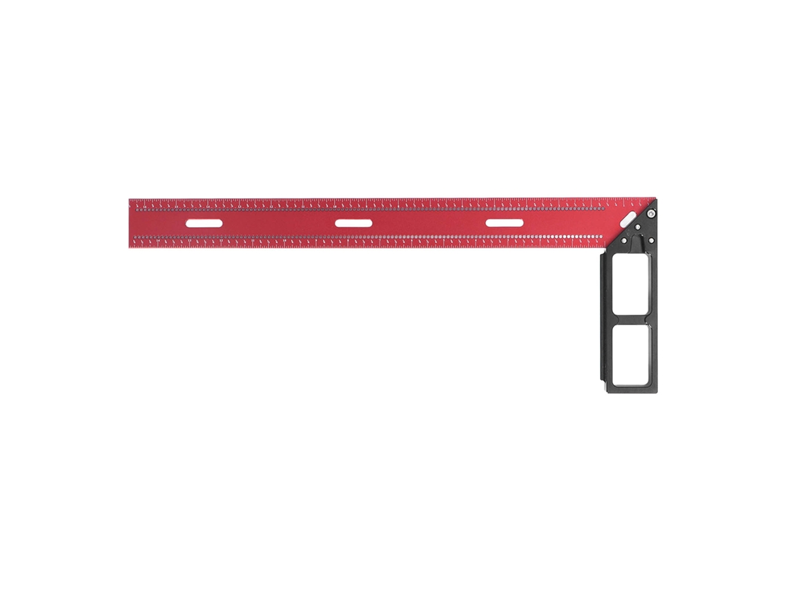 Regla Cuadrada De Aleación De Aluminio De 42 Cm Para Mediciones De Precisión, Para Carpintería, Marcado Y Escritura.
