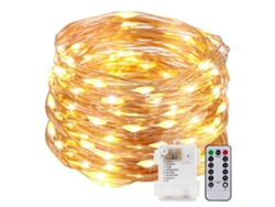 20M 8 modos Luces de hadas Electricidad Luces de hadas Exterior impermeable exterior/interior Luces de cobre