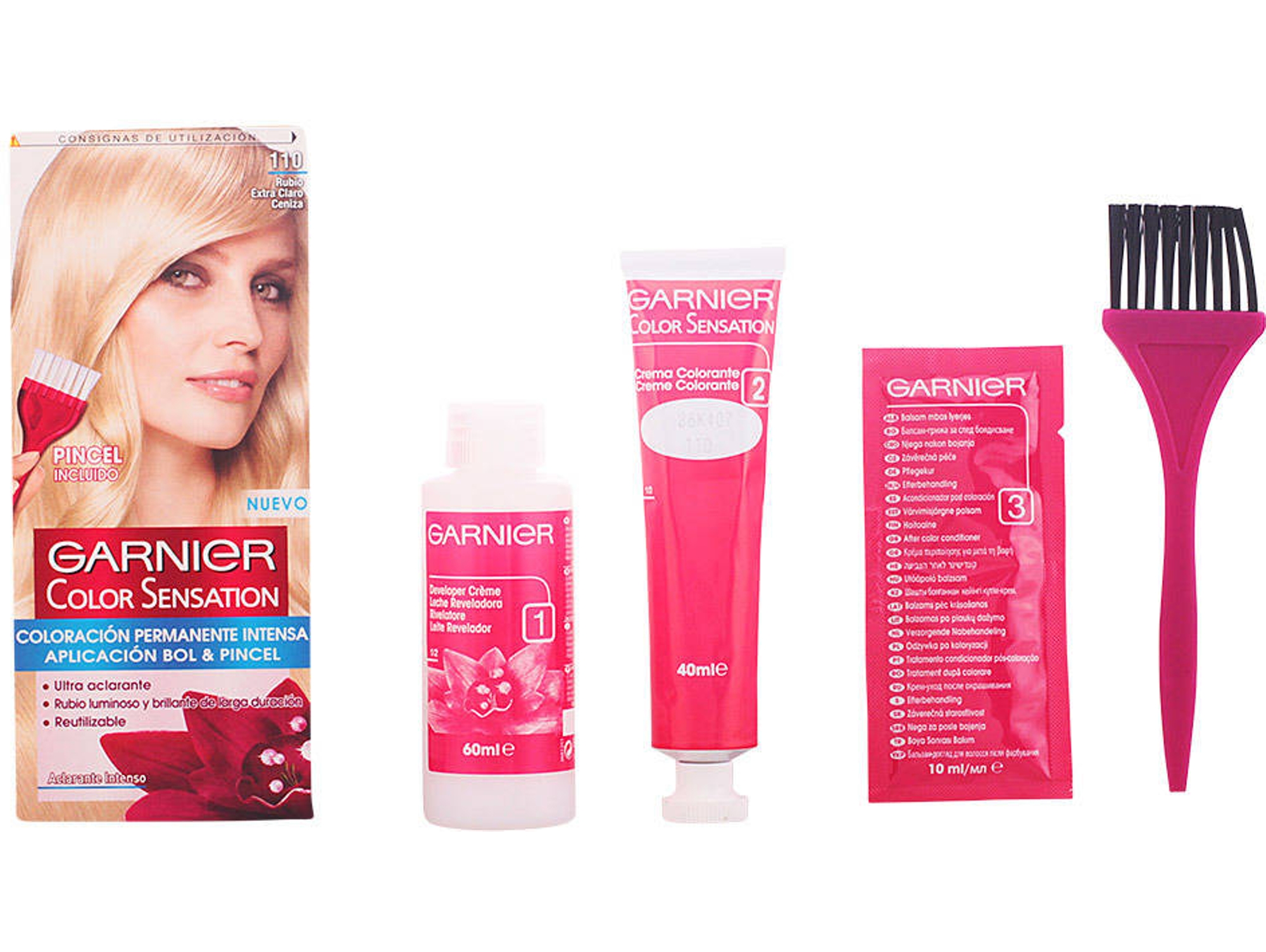 Tinte de Cabello GARNIER Color Sensation N110 Rubio Extra Claro