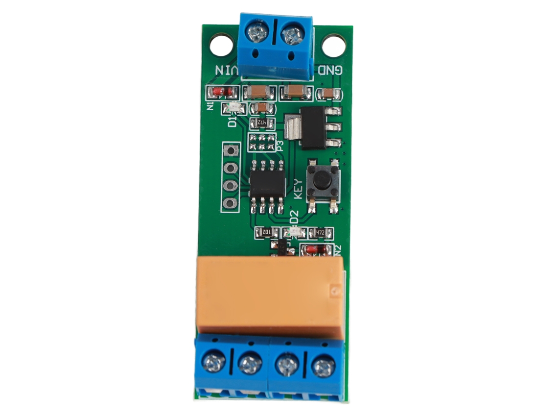 Módulo de relé de retardo ajustable para motor de CC de 5/6/9/12 V con polaridad inversa 2 A