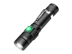 Linterna Compacta Mini Resistente Agua Acampar/exterior/emergencia Negro Yizhood