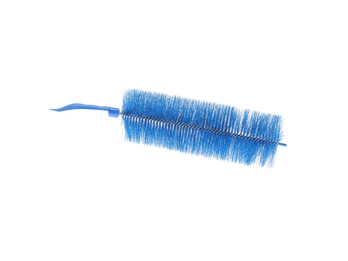 Cepillo azul flexible de mango largo para limpiar ventiladores