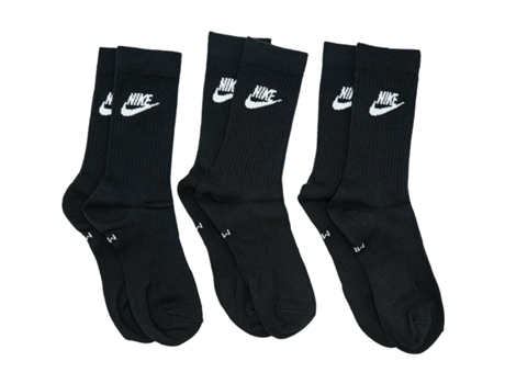 Medias NIKE Sportswear Everyday, Negro, Unisexo M