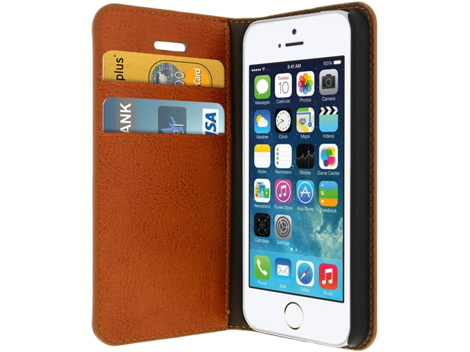 Funda iPhone 5, 5s, SE AVIZAR Leather