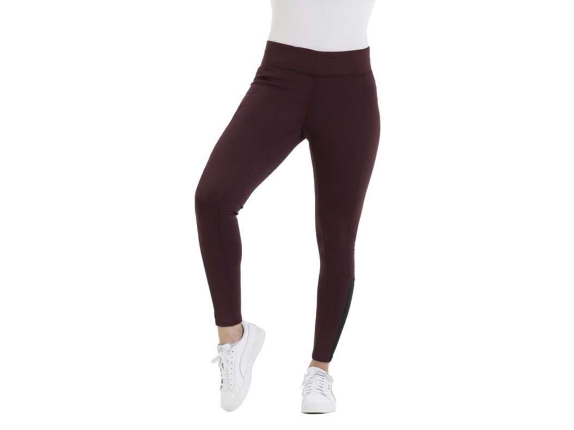 Calça de Montar com Assento de Silicone Brigitte Vermelho 38Equitheme