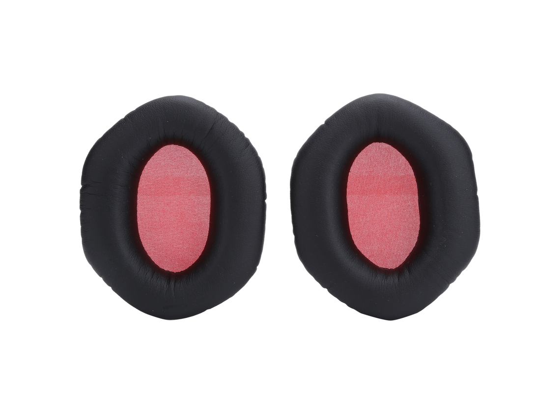 Almohadillas Para Auriculares Fyz-92 En Color Negro Y Rojo Para Auriculares Dj M-100 Lp2 Lp