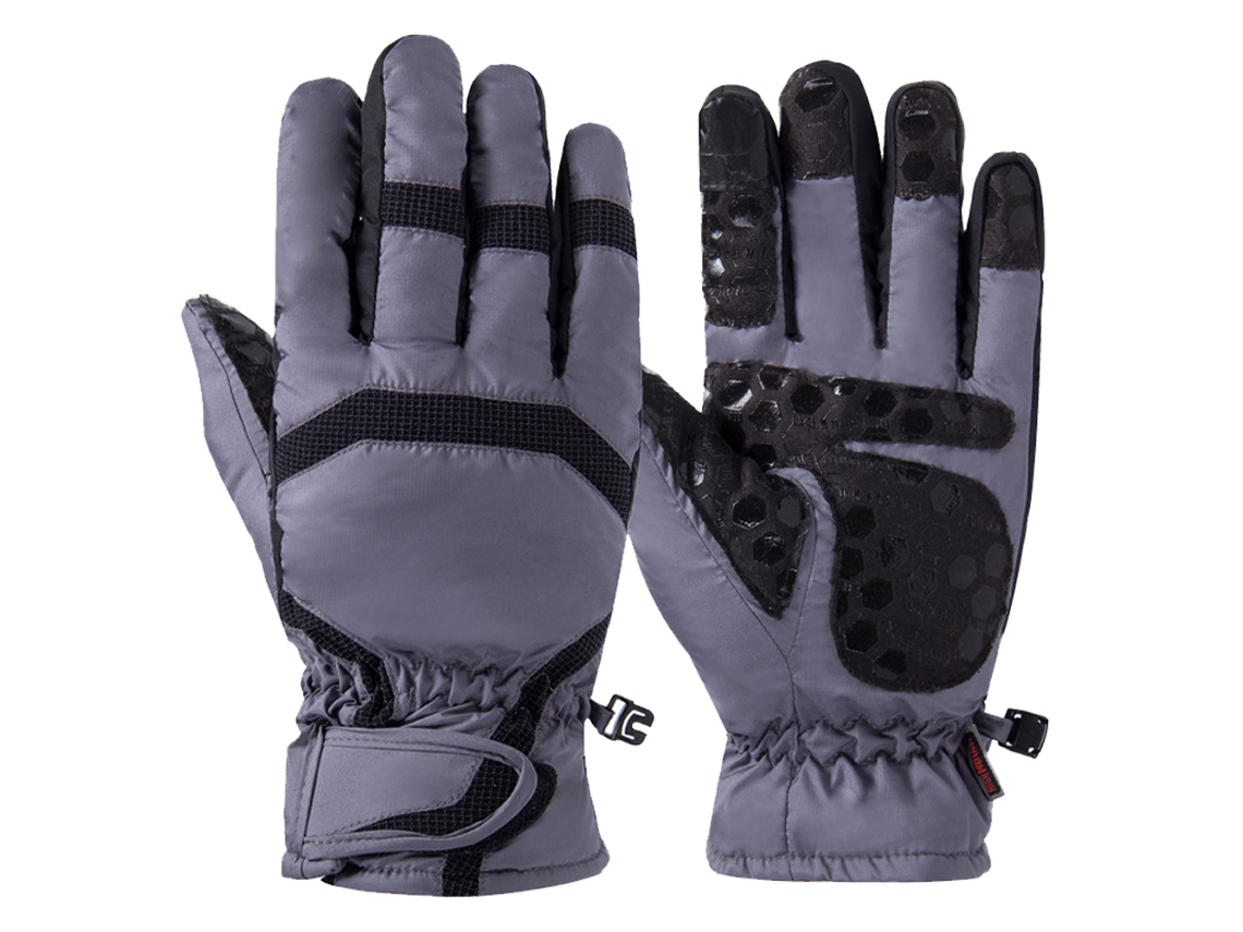 Guantes de esquí de invierno impermeables, resistentes al viento, con pantalla táctil y protección contra el frío, con terciopelo de algodón.