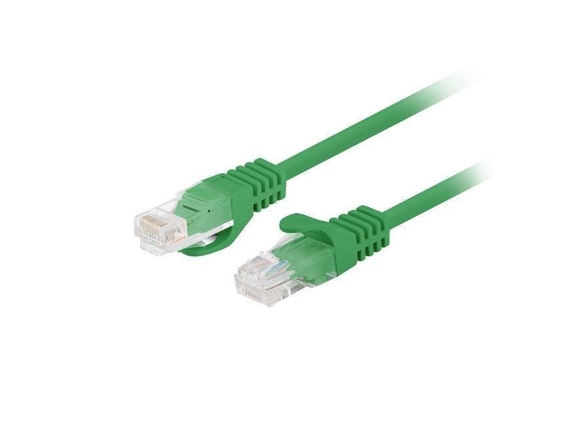 Cable de conexión Lanberg Cat.6 UTP de 1 m (paquete de 10), aprobado por Fluke, color verde, 5901969436020 Aucune