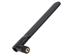 2pcs Antena 3g 4g Lte Cpe Sma Macho Giratória Para Roteador Universal 5dbi Abs Preto