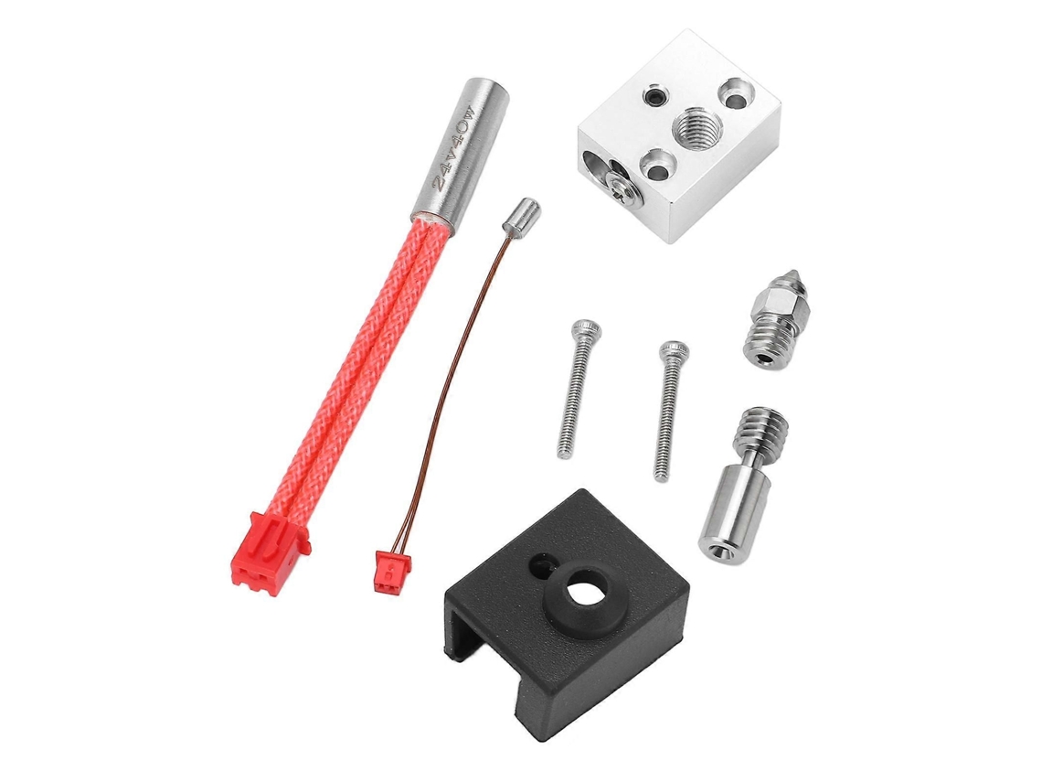 Kit de Haste Aquecimento para Impressora 3d, 300 °c, 24 V, 40 W, Bico 0,4 Mm, Manga Silicone. GOKOCO