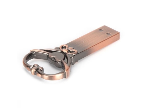 HURRISE Almacenamiento Portátil con Forma de Pulgar USB Descubierto en Forma de Corazón Retro USB Flash Drive para Computadora 8Gb 4Gb Tarjeta