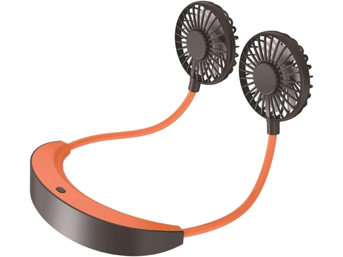 Ventilador 3 V 5200 Mah Silencioso Portátil Ajustable