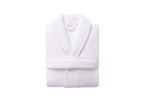 Albornoz S/M 100% algodón 360GSM blanco SCALPERS