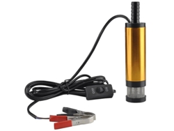 Bomba Sumergible 12v Para Transferir Diésel Agua Aceite 38mm Flujo 12l/min Cuerpo Acero Inoxidable