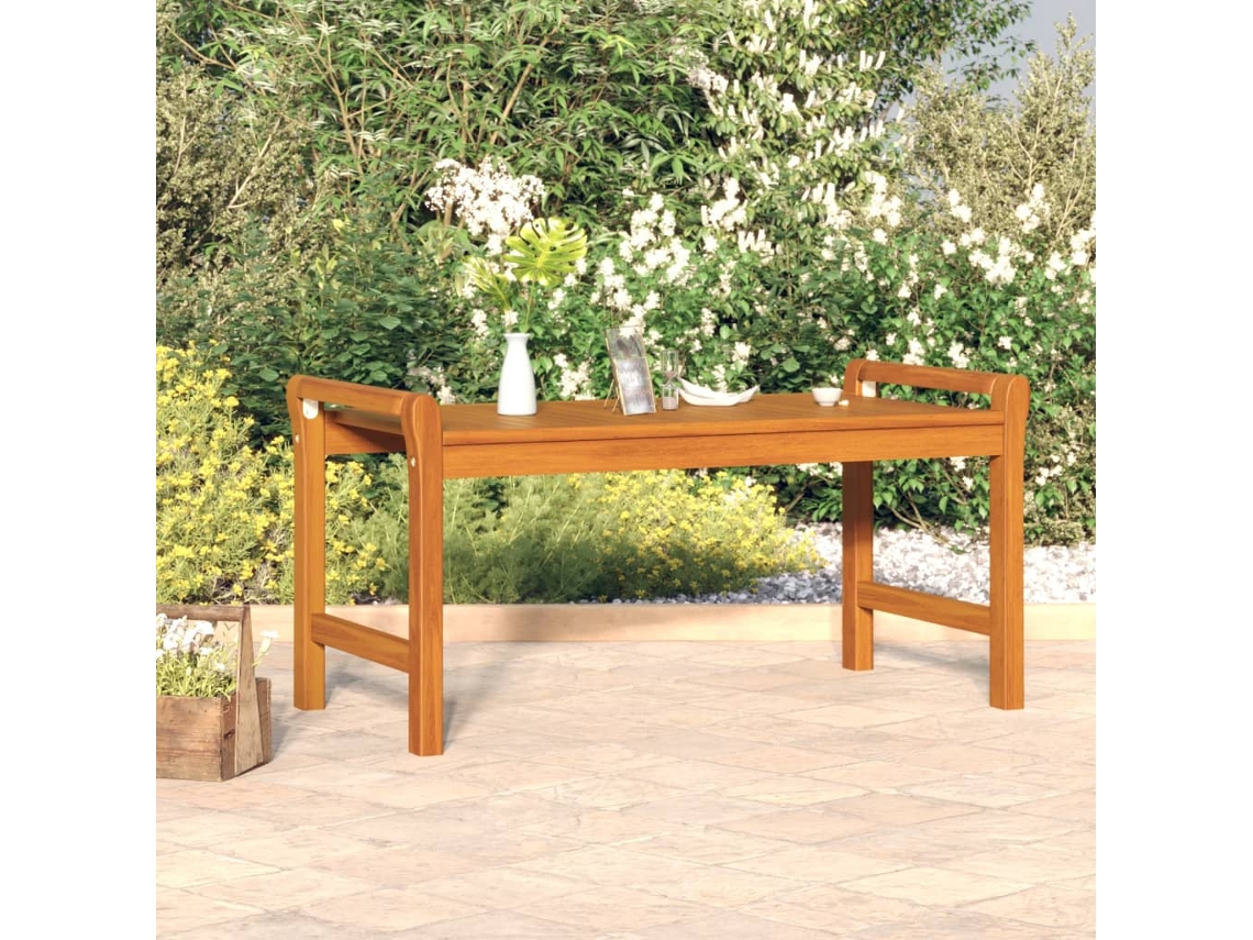 Mesa de Centro Apoyo 100X50X50 cm Madera de Acacia Maciza