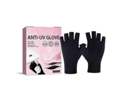 1 par de guantes de uñas con protección contra la radiación UV, lámpara LED, secador de gel, equipo de arte Nt GOKOCO