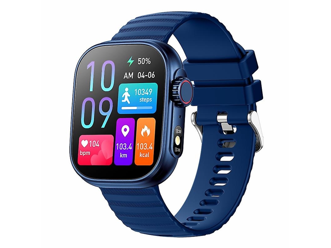 Reloj inteligente Zw39 con pantalla de 2,01 pulgadas, Bluetooth, monitor de salud, frecuencia cardíaca y presión arterial, Ly Ebike