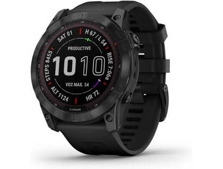 Smartwatch GARMIN 7X Sapphire Solar Edition (Bluetooth y Wi-Fi - Hasta 37 días con energía solar - Negro)