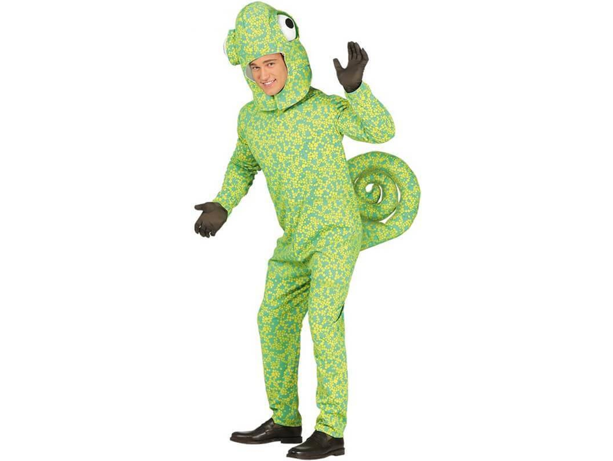 Disfraz de Hombre DISFRAZZES Camaleón Verde (Talla: L)