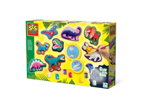 Juego Creativo SES CREATIVE Set de moldear Dinosaurios (Edad Mínima Recomendada: 3 años)