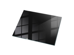 Espejo de sobremesa rectangular de cristal (80 x 60 cm - Negro liso)