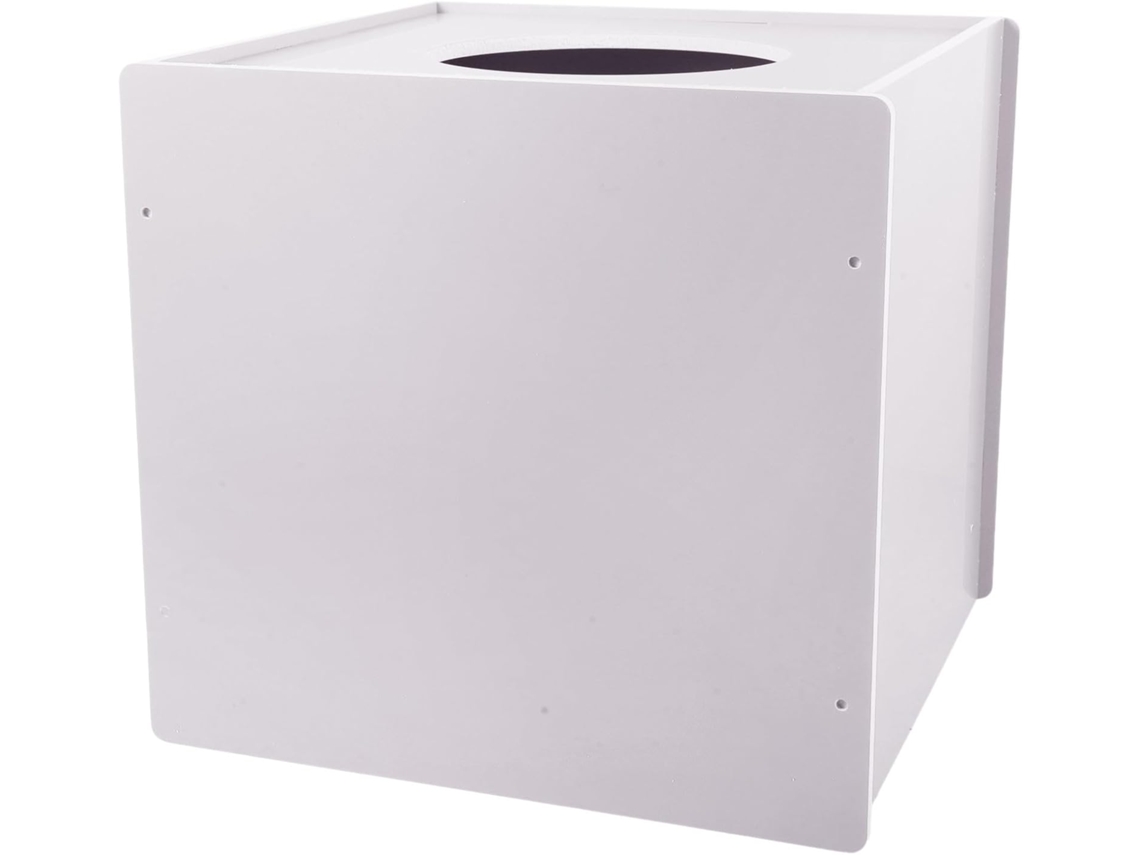 Caja de lotería de 21x20x19 cm, opaca, para guardar boletos y pases. Ideal para bodas y eventos corporativos. Cm GOKOCO