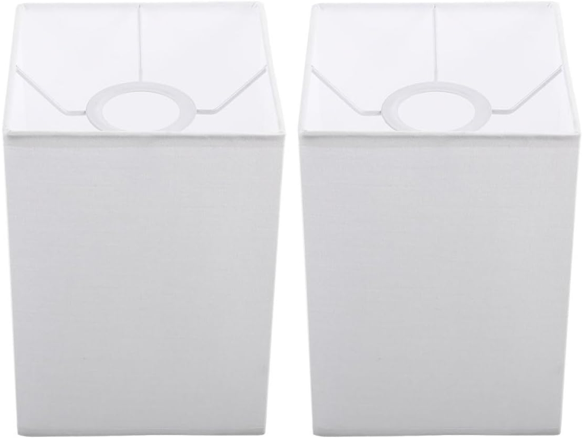 Juego de 2 lámparas de mesa de tela, casquillo E27, cm SFUSHOS