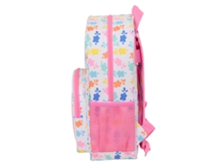 Mochila escolar de Peppa Pig (poliéster 300D multicolor, preescolar)