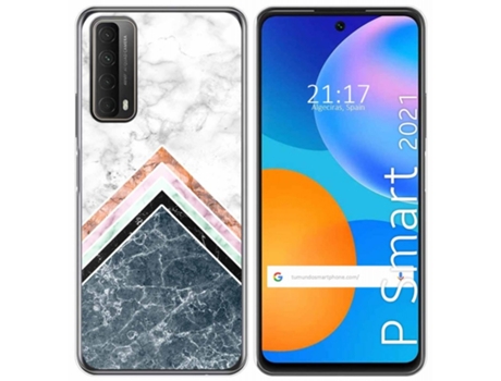 Carcasa Huawei P Smart 2021 TUMUNDOSMARTPHONE Dibujos Multicolor
