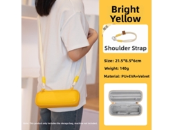Bolsa de Ombro Portátil À Prova Dágua para Dji Osmo Pocket4 À Prova de Choque HENTEN HOME Amarelo
