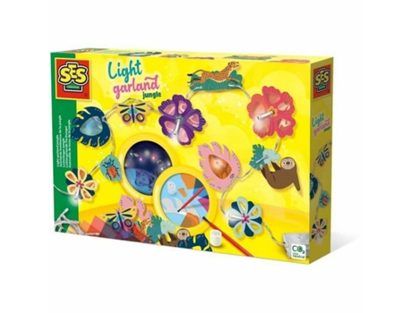 Juego Creativo SES CREATIVE Pinta y Colorea Jungle Fairy Lights (Edad Mínima Recomendada: 6 años)