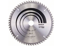 Disco de Sierra Circular BOSCH Optiline Madera 254x30x2.8 mm - 60