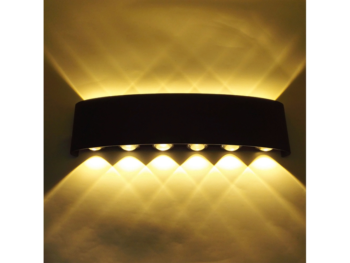 2026-lámpara De Pared Moderna Led De Montaje Vertical Con Luz Arriba Y Abajo Para Dormitorio Balcón Pasillo Interior 85-265v