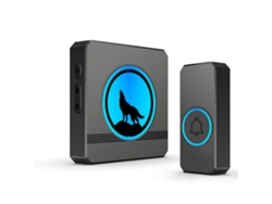 Timbre Inalámbrico Plug-and-play De Instalación, Resistente Al Agua, Volumen Ajustable (negro) Czhhmart